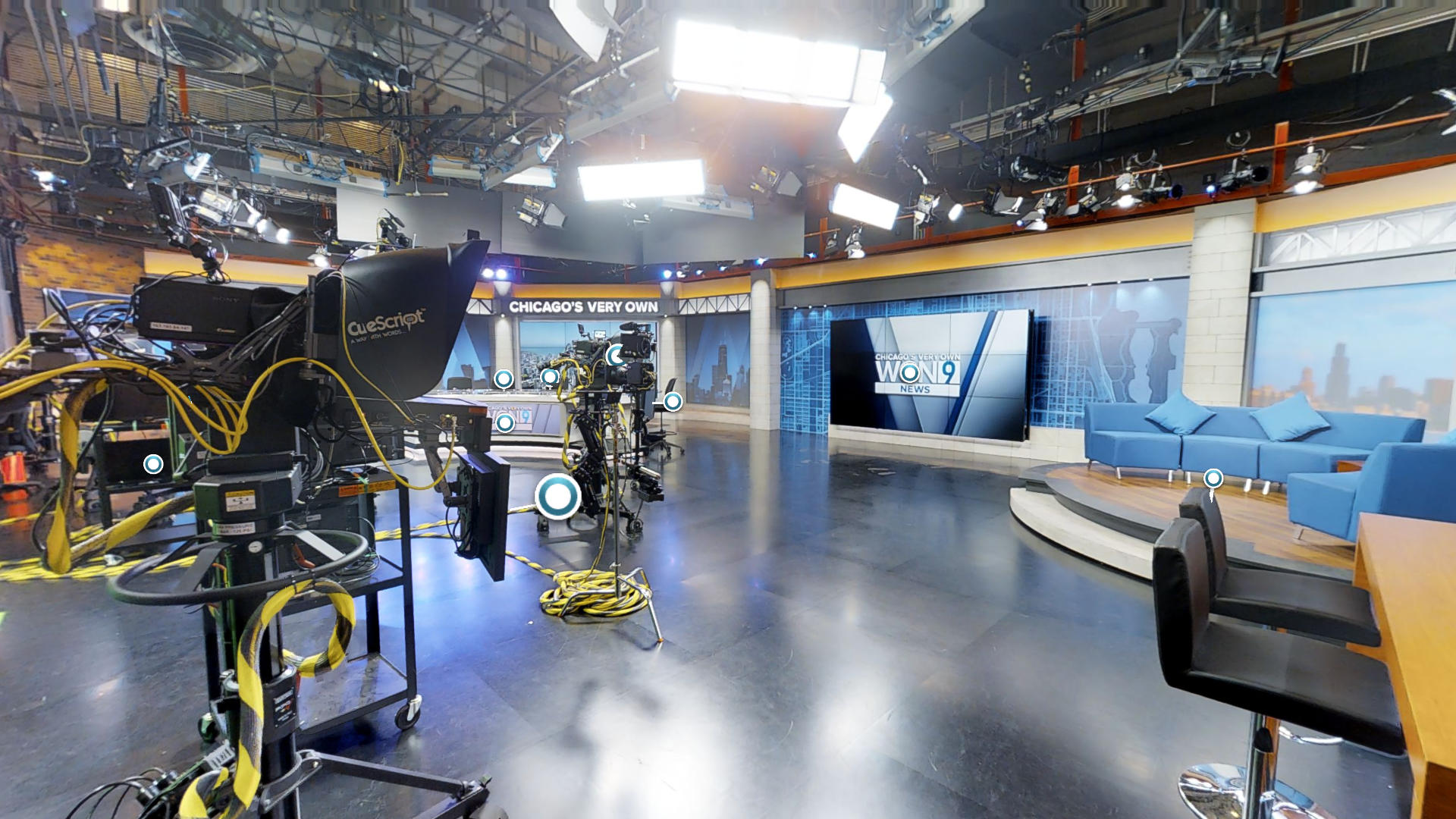 Ace360 TV Studio Virtual Tour